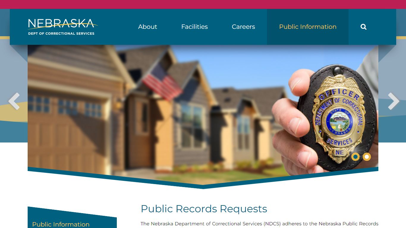 Public Records Requests | NDCS - Nebraska Department of Correctional ...
